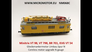 NM068C Minitrix VT 798 [upl. by Ardnoed59]