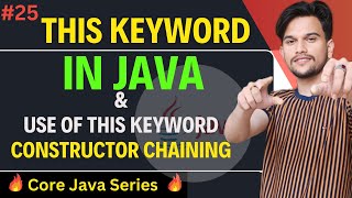 this keyword in Java Hindi [upl. by Yaner]