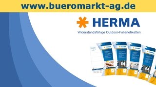 Herma 9500 Outdoor Klebefoliewetterfest [upl. by Doll]