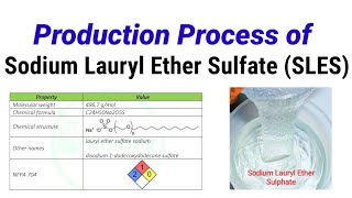 Sodium Lauryl Ether Sulfate  SLES Making Formula  Manufacturing of SLES sles shampoo texapon [upl. by Yanaj]