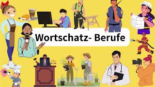 Deutsch lernen Wortschatz Berufedictionary germany apprendrelallemand [upl. by Constantine584]