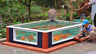 How To Make Outdoor Aquarium Sustainable  Design And Decorations [upl. by Beaner449]