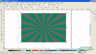 TUTORIAL COREL DRAW fondo abstracto [upl. by Aurelius]