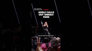 Adele calls out unruly fans [upl. by Launam]