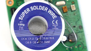 Super Solder Wire with 2 Flux  Low Melt Solder Wire from Aliexpress  Flux Cored Solder Wire [upl. by Rew639]