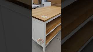 IKEA Clearance Area  Tornviken Kitchen island offwhite Oak [upl. by Gally]