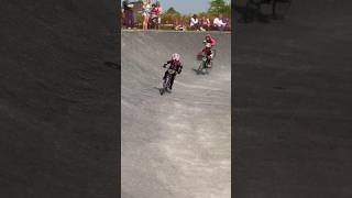 BMX racing  on a dirt jump bike [upl. by Gerkman44]