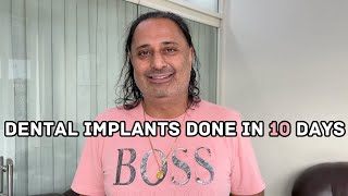 Dental Implants done in 10 days only  UK Patient [upl. by Princess]