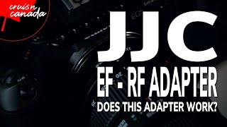 JJC EF to RF Adapter  Does This Third Party Adapter Work Well [upl. by Aicul464]