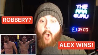 THE MMA GURU REACTS TO ALEX PEREIRA DEFEAT JAN BLACHOWICZ BY SPLIT DECISION AT UFC 291 ROBBERY [upl. by Carine17]