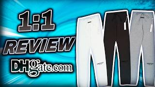 The BEST 11 FOG Essentials Sweatpants On DHGATE Review 2024 [upl. by Botti]