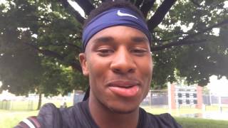 River Rouge QB Jairus Grissom talks big debut with new team after 3416 win over Chelsea [upl. by Kcaz]