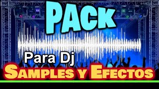 Pack de Efectos y Samples para dj 2024 Sample Efectos de Sonido [upl. by Tshombe909]