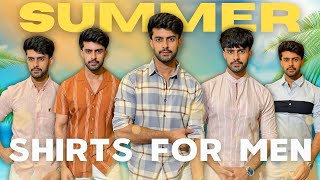 SUMMER SHIRTS FOR MEN IN BUDGET  MEN’S FASHION HAUL [upl. by Onaimad557]