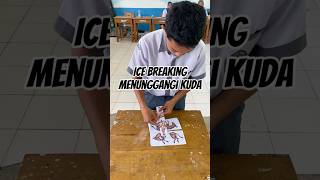 Buatlah gambar menunggangi kuda tersebut jadi benar icebreaking [upl. by Nicko]