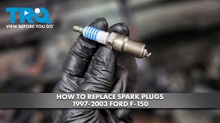 How to Replace Spark Plugs 19972003 Ford F150 [upl. by Edieh]