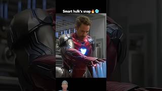 Smart hulk snap taking by advice Tony stark ironman marvel avengers hulk tonystark redhulk [upl. by Palila]