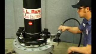 Hydratight Clamshell Casing Cutter Demo [upl. by Caia]