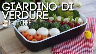 Orto di Pasqua hummus e verdure  Idea aperitivo PetitChefit [upl. by Grane]