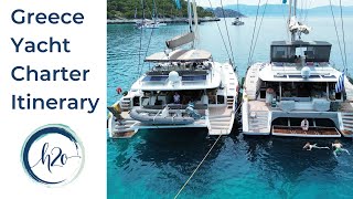 Greece Yacht Charter Itinerary  Fam Trip [upl. by Ydniahs422]