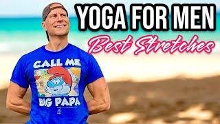 10 Min Yoga for Men Best Beginner Stretches for Men [upl. by Coppock]