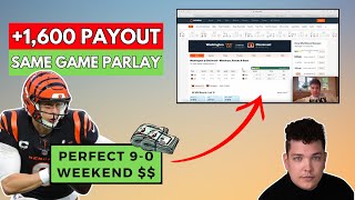 🔥 FREE NFL MONDAY SAME GAME PARLAY Commanders vs Bengals  Bet This amp Win Big at 1600 Odds 🔥 [upl. by Patsis]