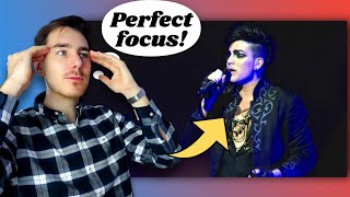 Music Coach REACTS Adam Lambert  Soaked Glam Nation Live [upl. by Annabell493]