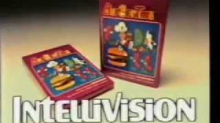 BurgerTime Intellivision UK 80s Commercial [upl. by Kovacs]