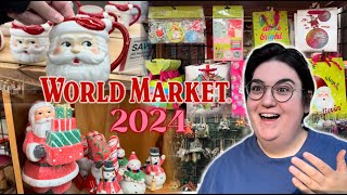 World Market Christmas 2024 SHOP WITH US for vintage inspired Christmas decorations [upl. by Dotty]