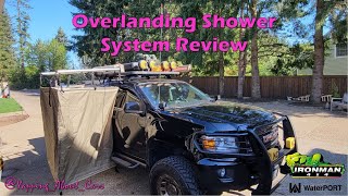 Overlanding Shower System Review  IRONMAN 4X4 amp WaterPORT [upl. by Saltzman]