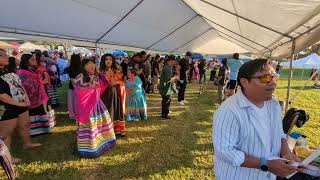 FORT YUMA QUECHAN KWATSÁAN YOUTH GATHERING 2024  WAYNE NELSON BIRD SONGS  SPEAKER GOES OUT [upl. by Fraser]