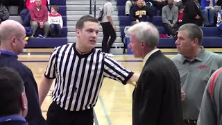 Coaching Staff Confrontation During High School Basketball Game [upl. by Longerich]