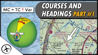 True and Magnetic Course  Courses and Headings in Navigation Part 12 [upl. by Brant]