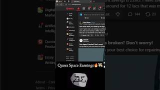 Easy Ai Money with Quora  Ai News🔥 ai money viralvideos earnmoney 2024 shorts youtubeshorts [upl. by Caren]