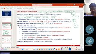 2  Nonlinear problems Indicial notation NPTEL Computational Continuum Mechanics 2024 [upl. by Anis]