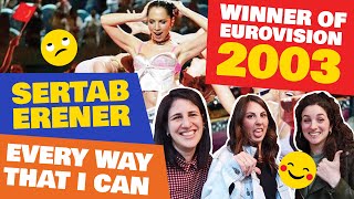 NOT VOCAL COACH react to EUROVISION WINNER 2003  SERTAB ERENER  EVERYWAY THAT I CAN [upl. by Elletnohs]