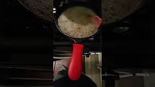 Making beef tallow using cast iron [upl. by Roslyn]