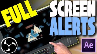 Create Stream Alerts  Full screen like TIMTHETATMAN [upl. by Nagap810]