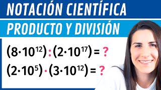 NOTACIÓN CIENTÍFICA 🟦 Multiplicación y División [upl. by Nerti28]