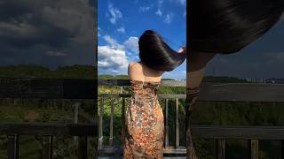 Hair transformation in 1 minute 🥰 shorts dance shortfeed youtubeshorts nancymomolandnancy [upl. by Benyamin4]