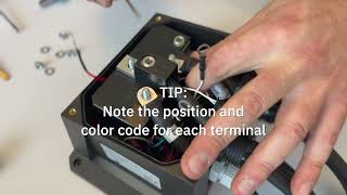 How to replace the electronic interface on Sleipner SidePower SX50 external thrusters [upl. by Cutlip739]