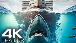 THE LAST BREATH Trailer 2024 Shark Movies  4K UHD [upl. by Olnton]