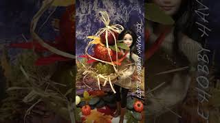 Mini ShowcaseDIY Dollhouse Fall Decor  Pumpkin Topiary for Dolls  Decoración Muñecas [upl. by Osrit]