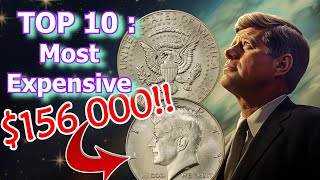 Top 10 Most Expensive Kennedy Half Dollars Ever Sold [upl. by Wichman]