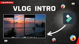 Create an Attractive VLOG Intro in FILMORA X Tutorial For Beginners [upl. by Nitneuq975]