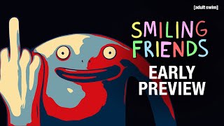 Mr Frog For President  Smiling Friends New Episode Sneak  adult swim [upl. by Reivilo]