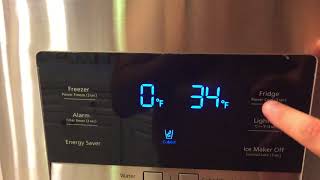 How to TURN UP a Samsung Fridges Temperature [upl. by Jeminah]