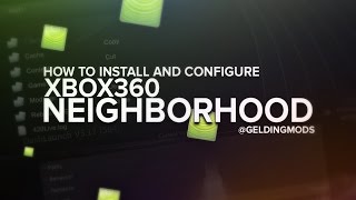 How To Download and Configure Xbox 360 Neighborhood RGHJTAG [upl. by Ybbob980]