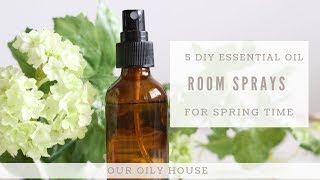 DIY Essential Oil Room Sprays for Spring [upl. by Nnaycart155]