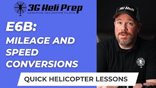 Mileage and Speed Conversions  E6B Flight Computer Basics [upl. by Temhem883]